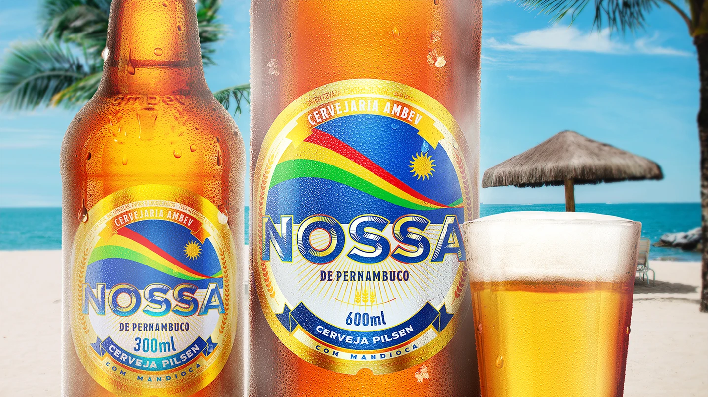 Nossa de Pernambuco: cerveja e copo em contexto de consumo